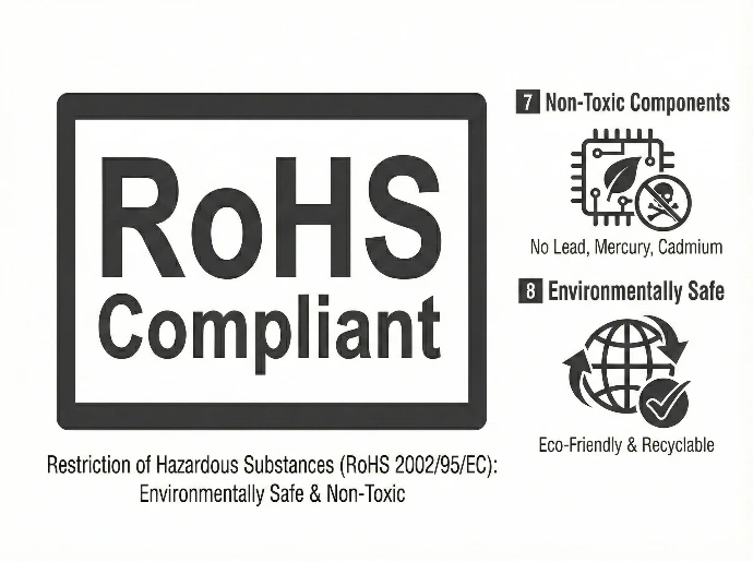 Certificaties: RoHS