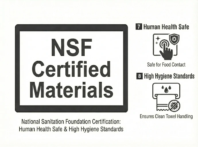 Certificaties: NSF certified